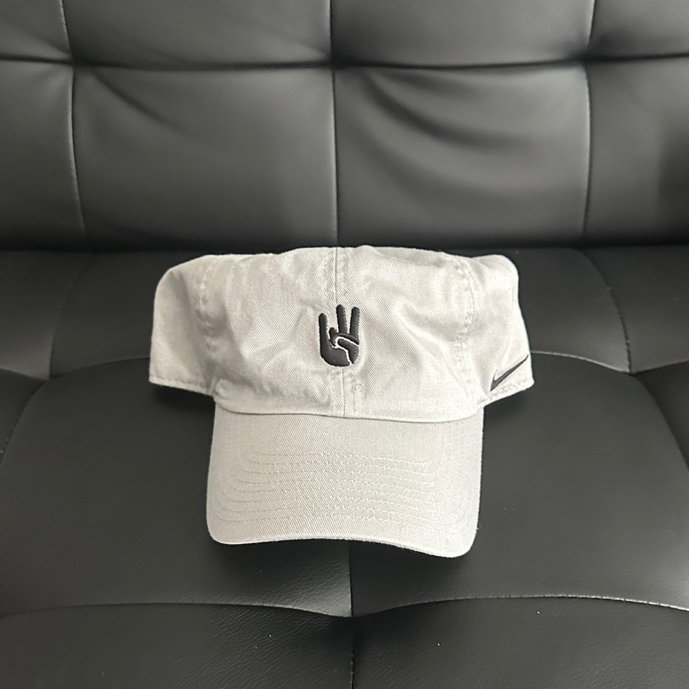 Houston Football Nike Gray Cap with Peace Embroidery